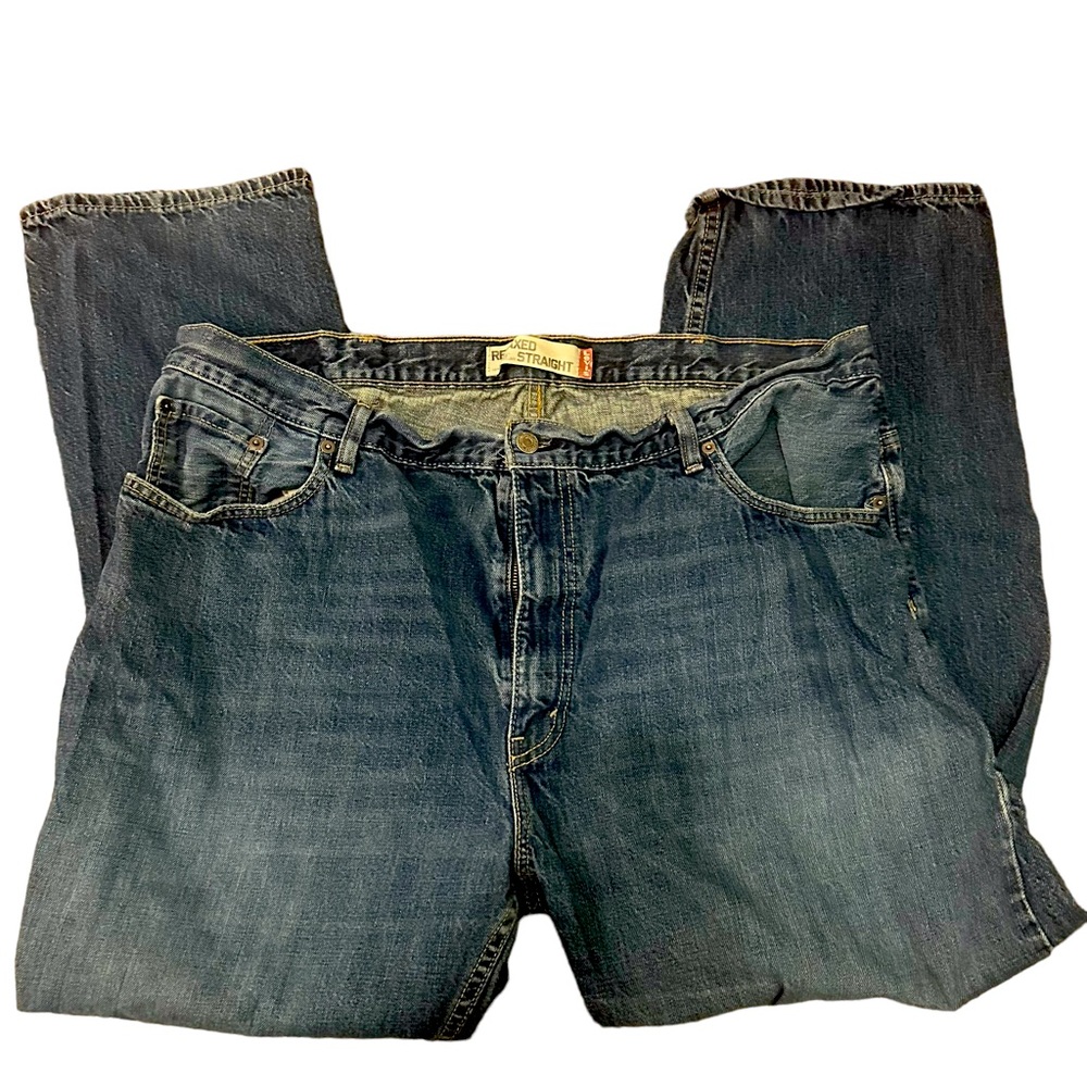 Men’s Big & Tall Levi’s 559 Relaxed Straight Leg Jeans Size 44 X 32